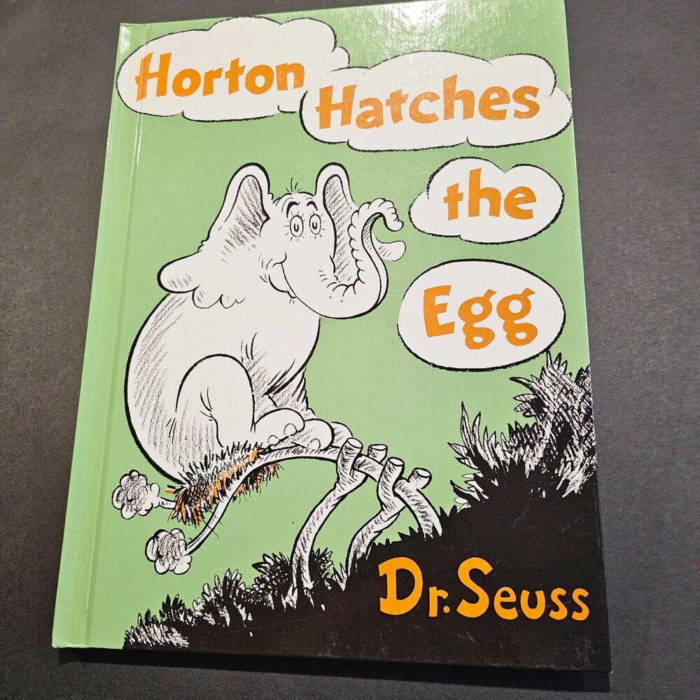 Dr. Seuss Horton Hatches the Egg 1968 Random House Grolier Book Club Edition
